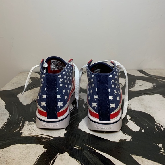 Heelys American Flag Sneakers - Size 7 - Picture 2 of 6